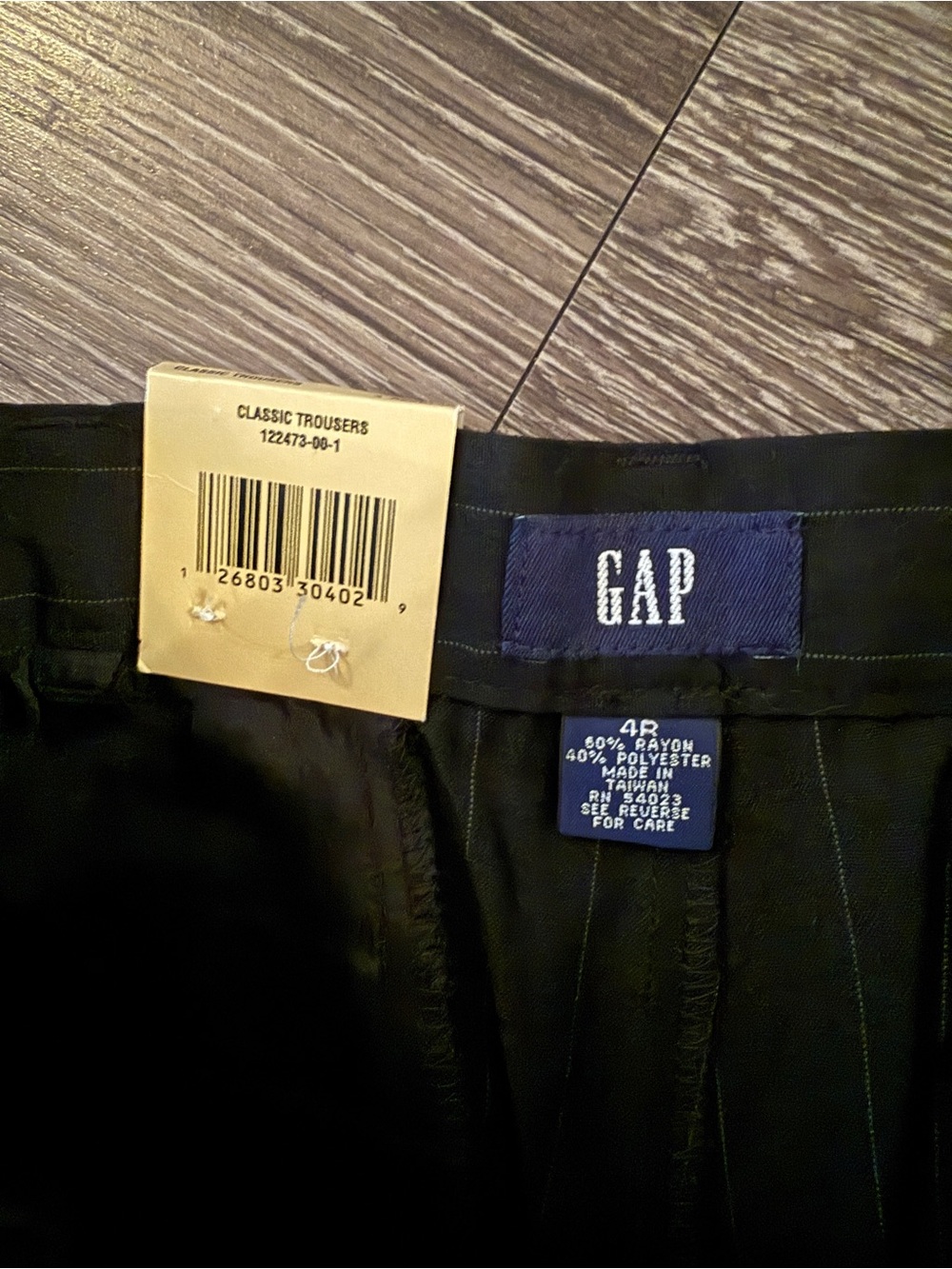 Gap Vintage 2000 Deadstock Pinstripe Pants - Picture 3 of 8